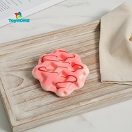 GPHA> Chocolate Drizzle Realistic Slow Rising Waffle Toy  Stress Relief Sensory Toy for Kids Party B