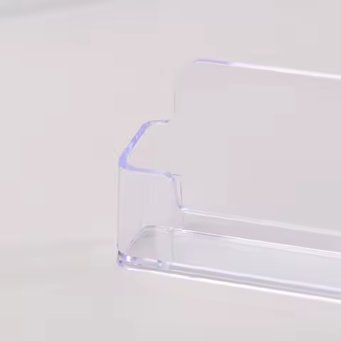 1PC Clear Desk Shelf Box Plastic Transparent Desktop Bussiness Storage Display Stand Acrylic Card Ho