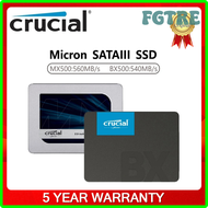 FGTRE MX500โซลิดสเตทไดรฟ์ภายในที่สำคัญ250GB 500GB 1Tb 2Tb 4Tb BX500 480G 3D NAND ฮาร์ดดิสก์ HDD SSD 