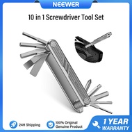 NEEWER ชุดเครื่องมือไขควงพับได้อเนกประสงค์ 10-in-1 พร้อมไขควง 4 อัน ประแจหกเหลี่ยม 6 ตัว เครื่องมือพ