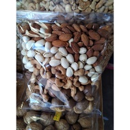 kacang campuran 4 jenis kacang (almond | pistachio | gajus goreng | macadamia)