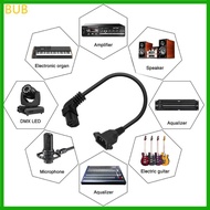 BUB 90 Degree IEC320 C13 to C14 Panel Mount Power Cable C13 Female to C14 Male Power Supply Extensio
