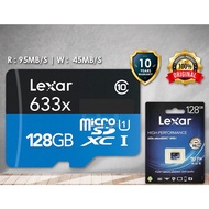JYK Lexar 633x 128GB/256GB/512GB High Performance MicroSDXC A1 UHS-I Micro SD Card Memory Card