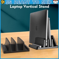 Vertical Laptop Stand Adjustable Vertical Desktop Stand Desk Organizer Tablet Stand Single Double Three Slots Laptop Hol