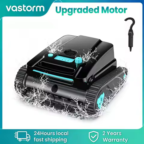 Vastorm 2026 Upgraded H2 Robot Swimming Pool Cleaner 120Mins Runtime Self-Parking Powerful Cordless 