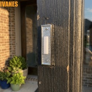 IVANES Vintage Plastic Doorbell Switch, European Vintage Outlook Classic Design European Style Door 