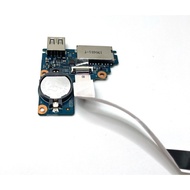 Dell Latitude 3400 3500 Laptop USB SD Card Reader Board W Cable G6V2T 0G6V2T 07Y3P3 (KN-9)