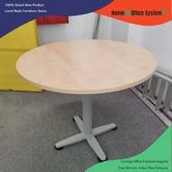 4 Feet Round Shape Meeting Discussion Table (120 cm x 120cm x 75cm) - Home And Office System - QT Se