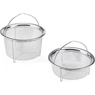 Instant Pot 5252247 Official Mesh Steamer Baskets, Set Of 2, Stainless Steel