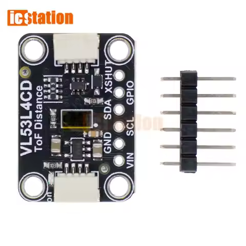 VL53L4CD flight time distance sensor 1 to 1300mm compatible with STEMMA QT Qwiic