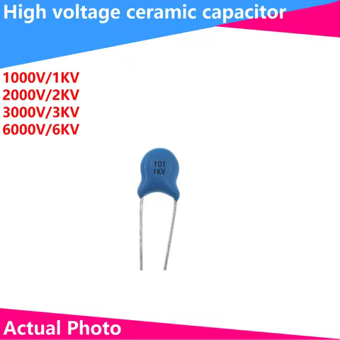 100/50/20/10pcs High voltage ceramic capacitor 1KV 2KV 3KV 6kv 10kv 20kv 101 102 103 221 222 223 471