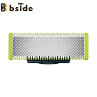 [ร้านเครื่องมือ Bside] เครื่องโกนหนวดใบมีดจมูกสำหรับเปลี่ยนหัวเล็มขนสำหรับ Philips OneBlade Pro เครื่องเล็มหนวด