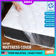 DOMI Large Mattress Plastic Bag Cover Protector Thick Bed Cover PE Plastic for Moving Home Sarung Plastik Tilam 塑膠袋