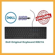 DELL USB WIRED KEYBOARD - KB216 - US ENGLISH - BLACK