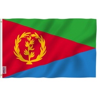 Anley 3x5 Feet Eritrea Flag - Eritrean Banner