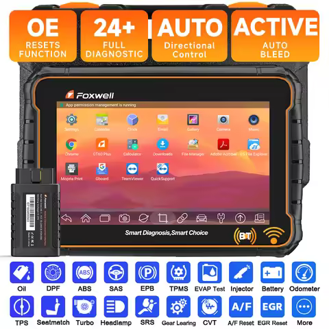 Foxwell GT60 OBD2 Automotivo Scanner 24+ Reset ABS SAS TPMS Reset ODB 2 OBD2 Scanner Bluetooth All S