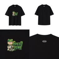 Áo thun Form rộng NOAM Speed Zone 100% Cotton 280GSM - Màu Đen