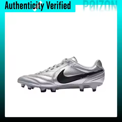 Nike Tiempo Ligera FG Firm Ground Soccer Shoes Unisex Silver HQ3158-001