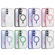 Casing Transparent Hard Cover For Samsung Galaxy S22Ultra S23Ultra S23FE S24FE S24 S24+ S24Ultra S25