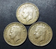 Spain Juan Carlos I 1 Peseta 1975 ( x 3 )