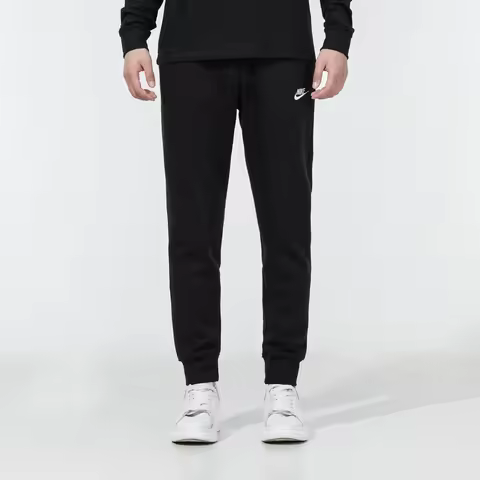 Nike Men's Jogger Pants Skin-Friendly Knit Casual Pants Fleece-Lined Warm Sweatpants Loose Comfortab