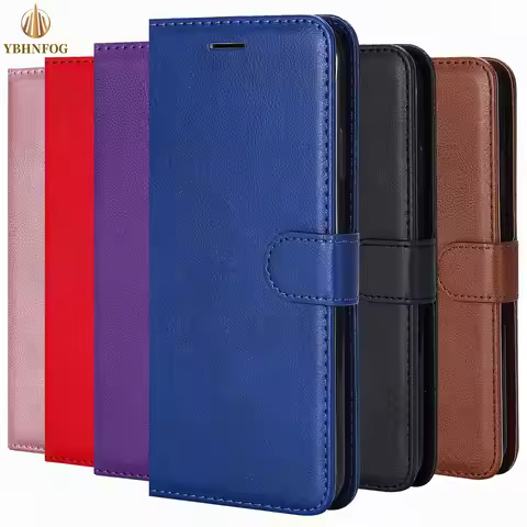Leather Flip Phone Case For Samsung Galaxy Note 8 9 10 Plus 20 Ultra M35 M55 M54 M53 M52 M33 M31S M3