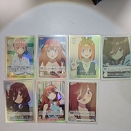 7cards Set The Quintessential Quintuplets Card Game  C+ Foil