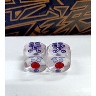 Roller Dice Transparent 2 pcs