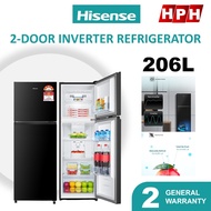 HISENSE 206L 2 Doors Inverter Fridge RT218N4ABN Refrigerator Jimat Elektrik Peti Ais RT220N4ABN