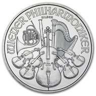 2008 Austrian Philharmonic 1 oz .999 Silver Coin BU 1oz