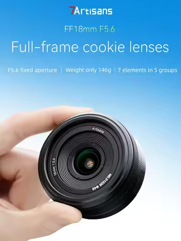 7artisans 18mm F5.6 Full Frame Ultra-wide Angle Prime Camera Lens for Humanities Photography with So