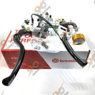 Brake Master Brembo Izumi Handle Left Right Brake Clutch Master Assy Glass Tube CNC Gold RX King