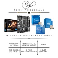 [SK TECH] GIGABYTE H610M-K-V2 DDR5 M-ATX MOTHERBOARD + INTEL LGA1700 CPU COMBO DDR5