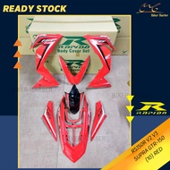 [READY STOCK] COVERSET/BODYSET HONDA RS150/RS150R V2 SUPRA GTR-150 (10) RED