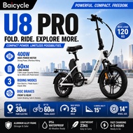 Baicycle U8 Pro Electric Bicycle Folding Bike/Pedal Bike/Electric Assist Bicycle