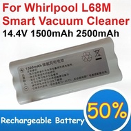 14.4V 1500mAh Nickel-metal hydride battery pack for Whirlpool L68M Smart Vacuum Cleaner Battery Rech