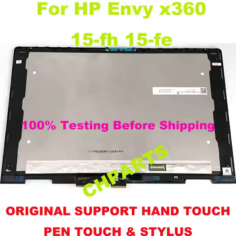 For HP ENVY x360 15z-fh 15-fh 2-in-1 15-FH 15-FE LCD Touch Screen Digitizer Display Assembly Repalce