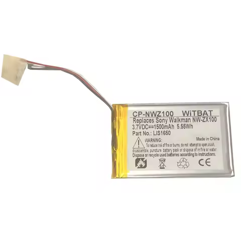 New for Sony Walkman NW-ZX706 NW-ZX707 battery LIS1650