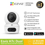 EZVIZ Wifi Wi-Fi IP Camera CCTV Package H7C 2K + 2K Dual Lens CCTV Wireless Pan & Tilt Panoramic