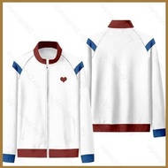 All of us are Dead Cosplay Jacket Long Sleeve Tops Zipper Casual Loose Coat Netflix Unisex Outerwear