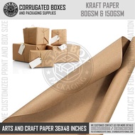 Starbox Arts and Kraft Paper Gift Wrapping Packaging 60, 80, 150, 200 GSM 36x48 Inches - Per Piece