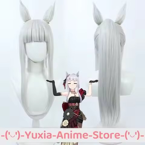 Uma Musume Pretty Derby Gold Ship Triumphal Arch Dress Cosplay Wig Anime Game Roleplay Party Costume