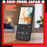 MEYDLL 64GB HiFi MP3 Player, Bluetooth 5.0, 2.4" Touch Screen, FM Radio & Recording, Media Player