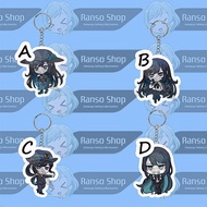 GANTUNGAN Ado Virtual Singer UV Keychain 2 Sides Laser Cutting Premium Clear Transparent Edge / Ganc
