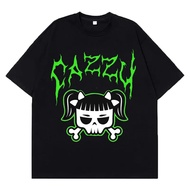 New Trend Cute Graphic T-Shirt Singer Cazzu Men Women Hip Hop Loose Short Sleeve T-Shirt Oversized C