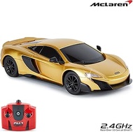 CMJ RC Cars McLaren 675LT Officially Licensed 1:24 Scale 2.4GHz Remote Control Car - Gold