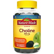 Nature Made Choline Supplements, Supports Liver Health, Nervous System Function and Brain Health, 40