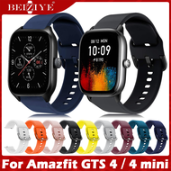 Sport สายนาฬิกา For Amazfit GTS 4 mini สาย smart watch ซิลิโคน band Amazfit GTS 4 สาย smartwatch band สายนาฬิกาข้อมือสำหรับ Replacement Amazfit GTS4 สาย ซิลิโคน Sport Band Smartwatch case Replacement Accessories