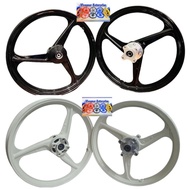 Y15/ Y16/ Y15ZR/ Y16ZR ENKEl 3LEG 3KAKI 3 BATANG CUSTOM RIM CHROME HUB