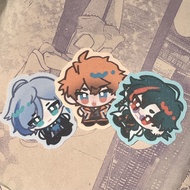 3SKM nijisanji sticker set ( sakaki ness/kitami yusei/kaisei)